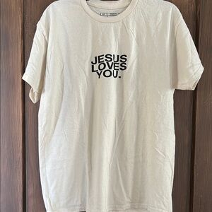 Cream Graphic T-Shirt